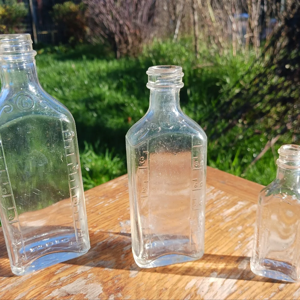 Vintage antique bottles